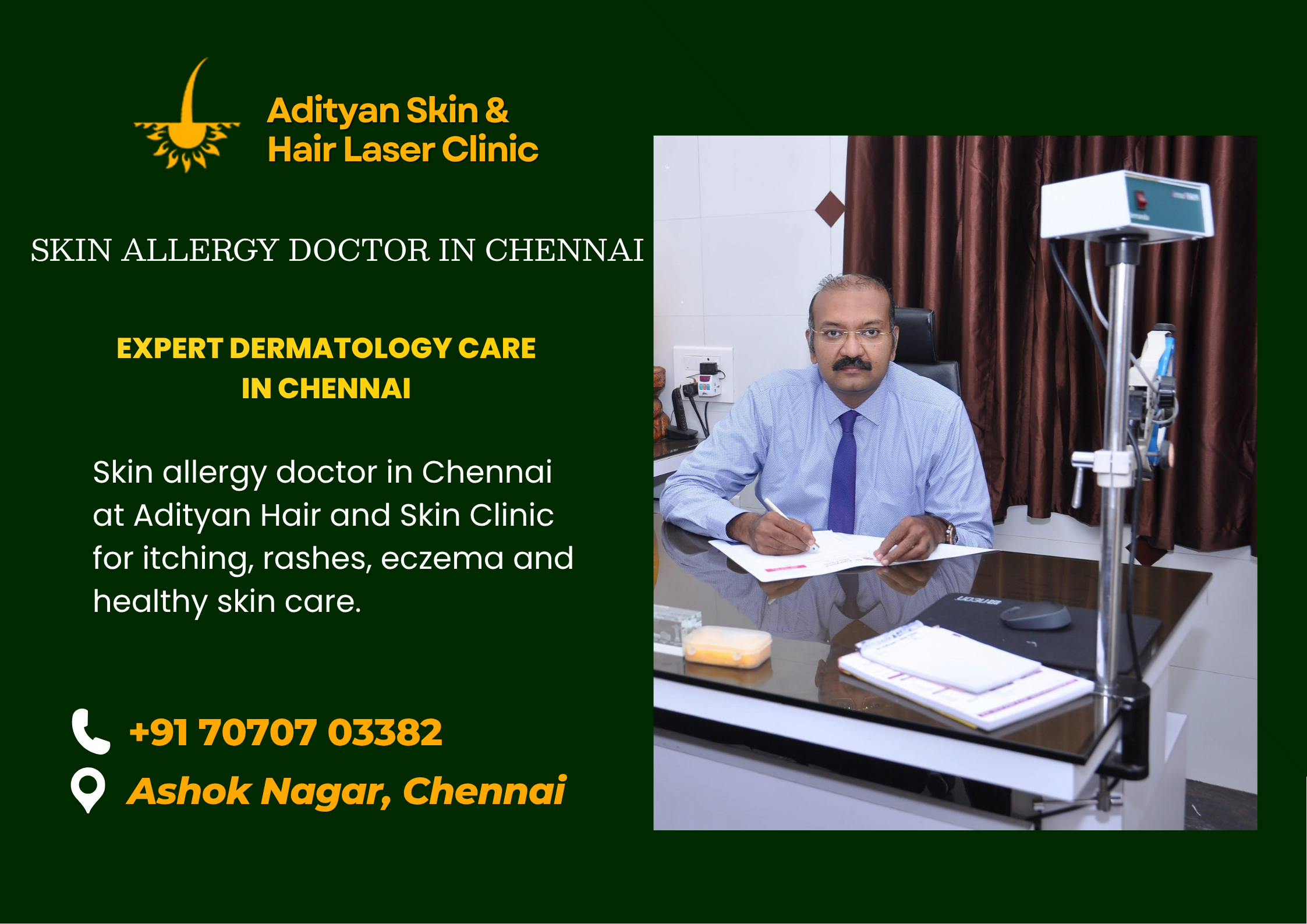 skin allergy doctor in Chennai